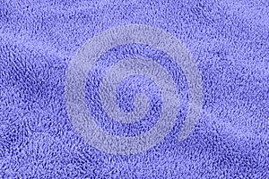 Background made of blue microfiber fabric