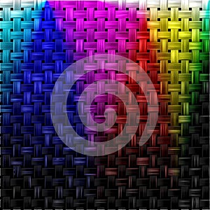 Background made of circular rainbow gradient