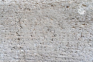 Background made of close up shellstone abstract white texture