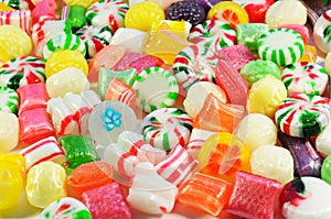 Background made of colorful candy