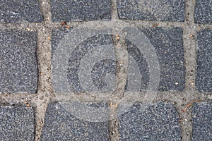 Background made of gray granite blocks