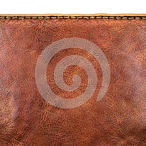 Background made of squared leather. 3D