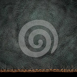 Background made of squared leather. 3D