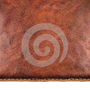 Background made of squared leather. 3D