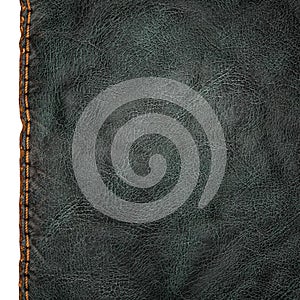 Background made of squared leather. 3D