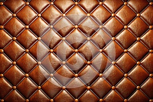 Background made of squared leather. 3D rendering