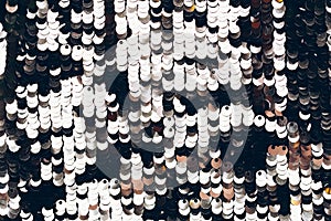 Background made of two-sided sequins