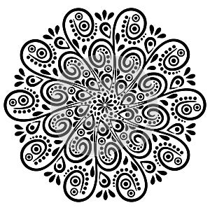 Background mandala vector photo