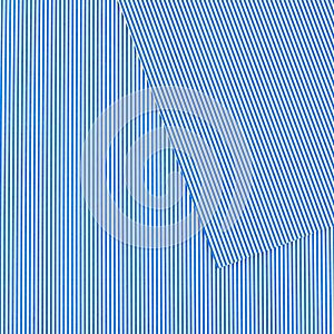 A background of many blue and white lines.