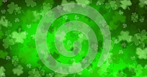 Background of many clover shamrocks. St.Patrick \'s Day