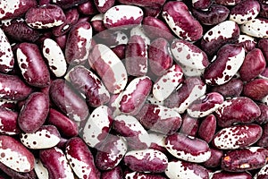 Background - many red speckled kidney beans
