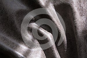 Background mashed leather with texture