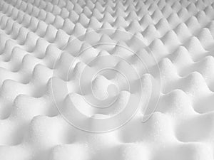 Background of memory foam mattress peaks