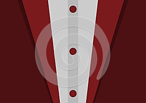 Background of menâ€™s suit with red tone style