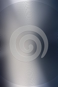 Background metal gradient radial abstract. silver