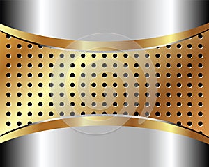 Background with metal grid 3