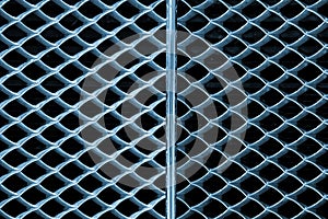 Background with Metal Grille of Car