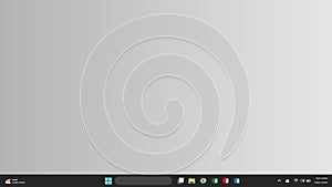 Background Minimalist Desktop Interface With Taskbar and Application Icons