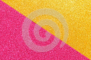 background mixed glitter texture gold and pink, abstract background isolated.