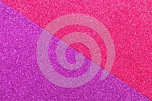 Background mixed glitter texture purple and pink, abstract background isolated