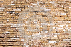 Background of modern yellow brick wall texture, abstract stone surface