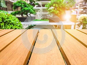 Wooden table for your texture and product concept