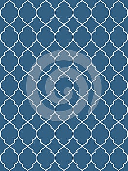 Background with a Moroccan motif in color of navy