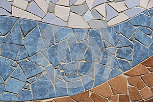 Background of mosaic