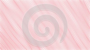 Background with moving dots and stripes in pink on a white backdrop
