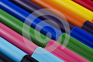 Background of multi-colored flags