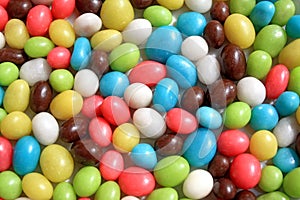 Background from multicoloured sweets