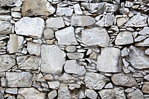 Background multiform stone wall textured rustic rocks