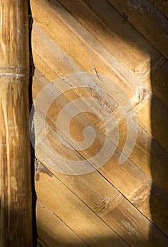 Background with natural bamboo pattern