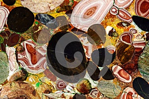 Background - a natural multi-colored stone