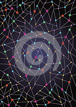 Background of networked lines