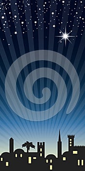 Background night bethlehem