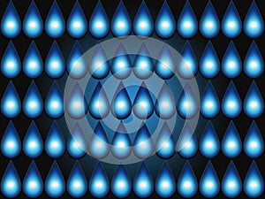 .Texture is simple with large drops.