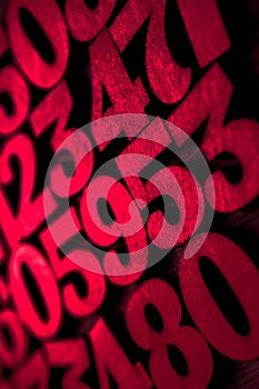 Background of numbers. from zero to nine. Background with numbers. Numbers texture