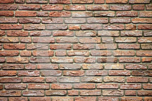 Background of old brick wall.