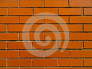 Background of an Old red brick wall