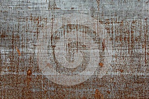 Background of old rusty iron plate or Rusty metal surface.