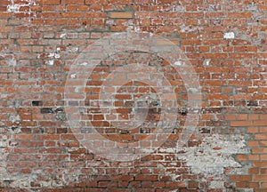 Background of old vintage brick wall