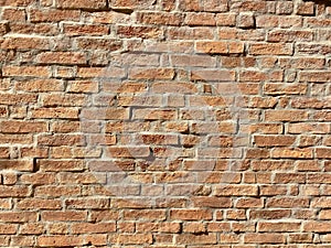 Background of old vintage brick wall textures