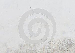 Background of old vintage white stucco wall with cracks