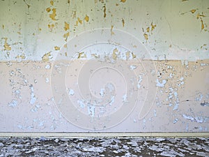 Background, old, weathered, concrete, wall, floor, red, green