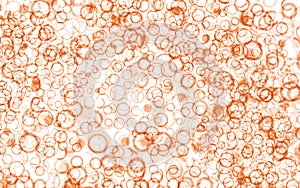 Background with orange circles