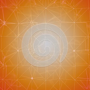 Background - orange network created