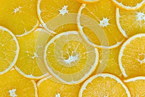 Background of oranges