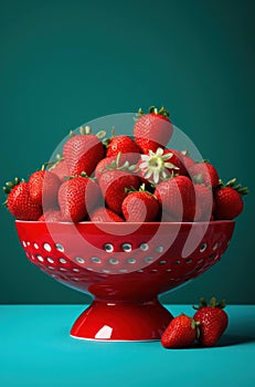 Background organic healthy strawberry fresh sweet berry food ripe delicious summer bowl red fruit