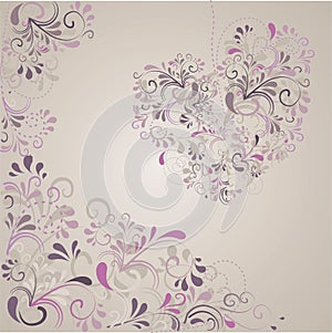 Background with ornaments photo